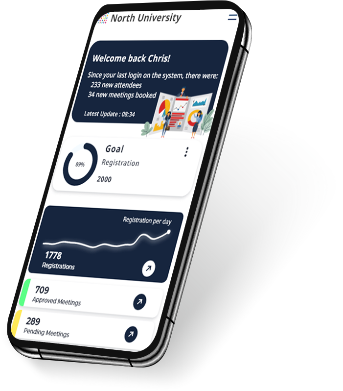 Canapii event planning app on mobile device