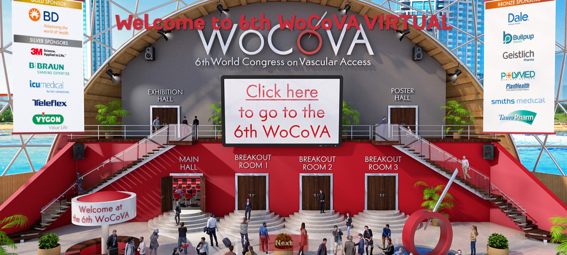 WoCoVA welcome page on Canapii