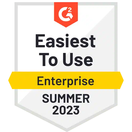 G2 Easiest to Use 2023