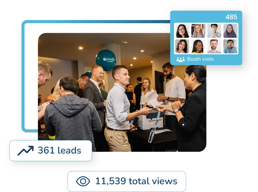 Canapii sponsor analytics and reporting view