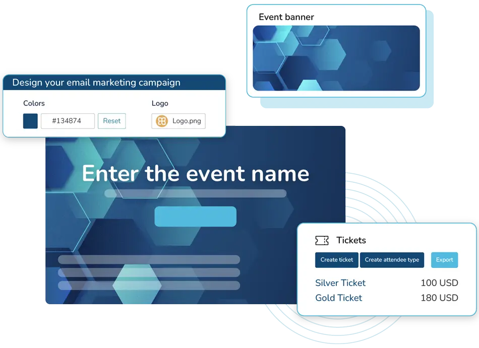 Canapii event microsite builder