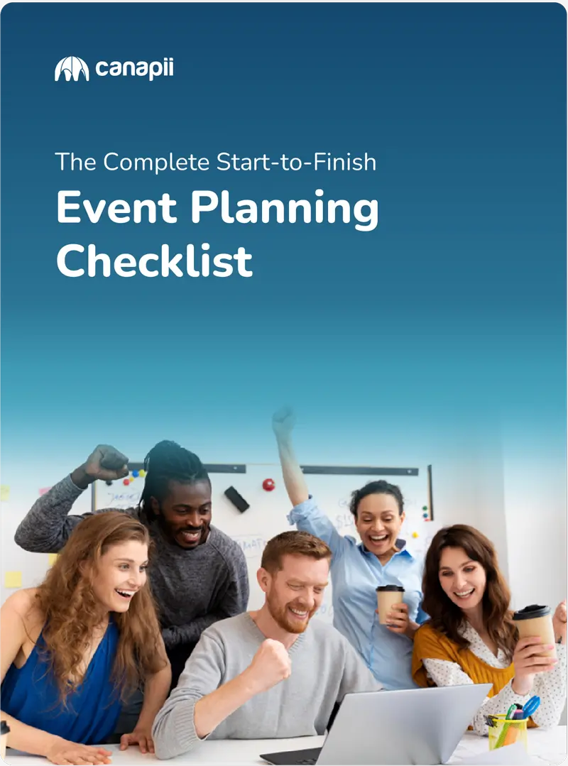 Cover of The Complete Start-to-Finish Event Planning Checklist eBook by Canapii